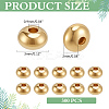 300Pcs Brass Beads KK-ME0002-01-2