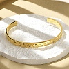 304 Stainless Steel Cuff Bangles BJEW-P348-02D-G-1