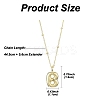 1Pc Initial Letter Brass Pendant Necklaces NJEW-YW0001-24B-2