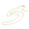 Rack Plating Brass Cable Chain Necklaces NJEW-H049-05G-4