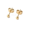 304 Stainless Steel Stud Earrings for Women EJEW-E603-06B-G-1