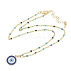 Brass Pendant Necklaces LS-NJEW-R006-01G-05-2