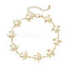 304 Stainless Steel Turtle Link Chain Bracelets for Women AJEW-AN00770-2
