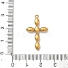 304 Stainless Steel with Rhinestone Pendants STAS-Z184-05G-3