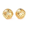 Rack Plating Brass Beads KK-S377-09G-2
