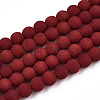 Opaque Glass Beads Strands GLAA-T032-P4mm-MD05-1
