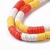 Handmade Polymer Clay Bead Strands CLAY-C003-02A-4