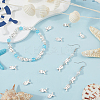 100Pcs Tibetan Style Fish Alloy Beads TIBEB-SC0001-34-4