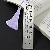 Fingerinspire 2Pcs 2 Style Stainless Steel Bookmarks AJEW-FG0001-58H-5