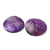 Spray Painted Natural Akoya Shell Pendants SHEL-F007-15B-16-3