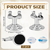 Stainless Steel Place Card Holders AJEW-WH0248-776P-2
