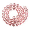 Transparent Glass Beads Strands X-GLAA-T032-T10mm-10-2