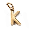 304 Stainless Steel Charms SA-CBABF3F-01G-K-1