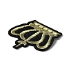 Crown Pattern Computerized Embroidery Cloth Iron On/Sew On Patches PATC-WH0010-11B-3
