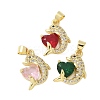 Glass Pendants KK-P293-19G-1