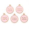 Alloy Enamel Pendants X-ENAM-S124-01A-09J-2