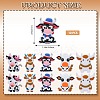 10Pcs 5 Styles Cattle Food Grade Eco-Friendly Silicone Beads SIL-SZ0001-69-2