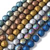 Electroplated Synthetic Non-magnetic Hematite Beads Strands G-S382-01A-1