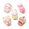 Cartoon Animal Theme Opaque Resin Cabochons RE-CBADCDD-02-1