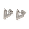Non-Tarnish 304 Stainless Steel Stud Earring EJEW-C099-03P-2