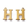 PVD Vacuum Plating  304 Stainless Steel Charms STAS-H112-H-AB-2
