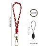 2Pcs Boho Macrame Wristlet Keychain Keying KEYC-SW00004-07-2