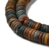 Natural Ocean Jasper Beads Strands G-P575-B47-6x1mm-4