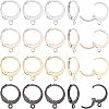 40Pcs 4 Colors 304 Stainless Steel Leverback Earring Findings STAS-UN0029-67-1