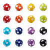 Cheriswelry 80Pcs 8 Colors Opaque Resin Beads RESI-CW0001-06B-2
