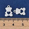 Rack Plating Alloy Pendants PALLOY-D029-16S-RS-3