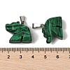 Natural & Synthetic Mixed Gemstone Pendants G-B127-02P-5
