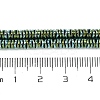 Electroplated Synthetic Non-Magnetic Hematite Beads Strands G-H020-M01-07-4