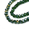 Electroplate Glass Beads Strands EGLA-A044-T1mm-B24-3