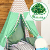 6.5 Yards Gradient Color Polyester Pom Pom Ball Tassel Ribbons DIY-GA0006-95C-6
