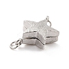 Anti-Tarnish Rhodium Plated 925 Sterling Silver Magnetic Clasps LS-STER-A001-04P-2