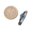 Halloween Theme Skull Iron Pendants PALLOY-JF04181-2