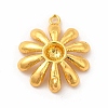 Brass Connector Charms KK-C014-02G-2