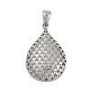 304 Stainless Steel Pendants STAS-F310-11P-1