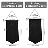 4 Sets 4 Styles Polyester Wall Hanging Brooch Jewelry Banner Holder DIY-FH0008-24-2