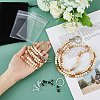 Wooden Beaded Name Card Holder Sets NJEW-AB00033-3