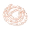 Electroplate Opaque Glass Imitation Pearl Beads Strands EGLA-H113-09A-01-2