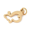 304 Stainless Steel Pendants STAS-L279-001G-07-2