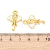 304 Stainless Steel Enamel Elephant Charms STAS-B085-37G-01-3