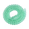 Baking Paint Frosted Glass Beads Strands FGLA-N003-6mm-03-2