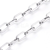 304 Stainless Steel Paperclip Chains CHS-D030-01P-5