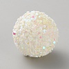 Opaque Acrylic Glitter Beads FIND-CJC0010-111A-17-1