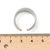 304 Stainless Steel Double Color Cuff Rings RJEW-S635-01GP-A-5