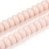 Opaque Spray Painted Glass Beads GLAA-ZX008-8mm-18H-1