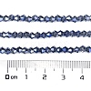 Transparent Electroplate Glass Beads Strands EGLA-A039-T3mm-UA10-4