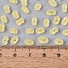 FGB Frosted Transparent Glass Seed Beads SEED-N013-06A-02-4